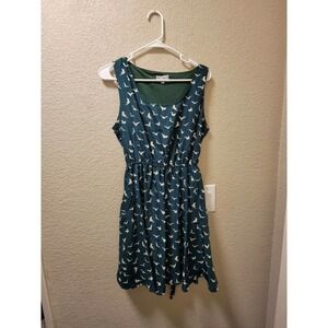 fussy Women's Dress size m, green, polyester, good condition